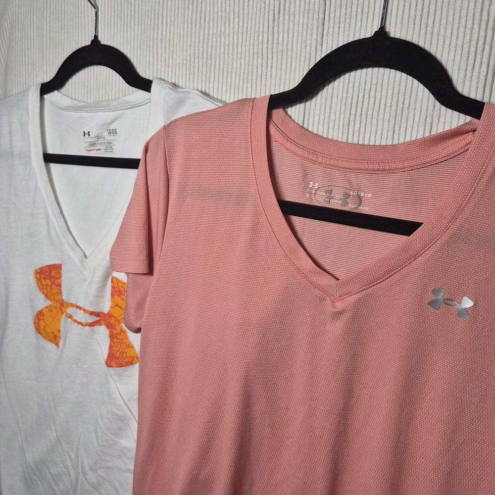 Under Armour Heatgear Shirt Set Of 2 Womens Large